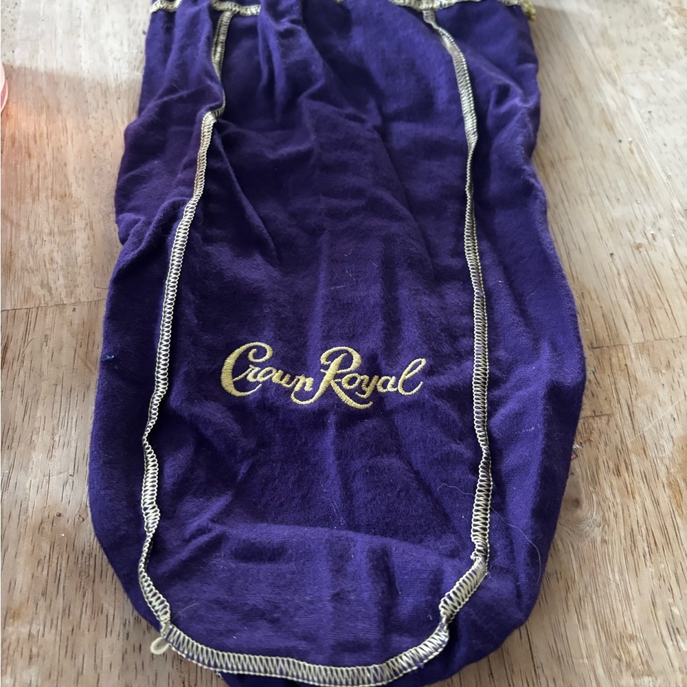 Vintage Crown Royal Purple Velvet Bag lot of 8